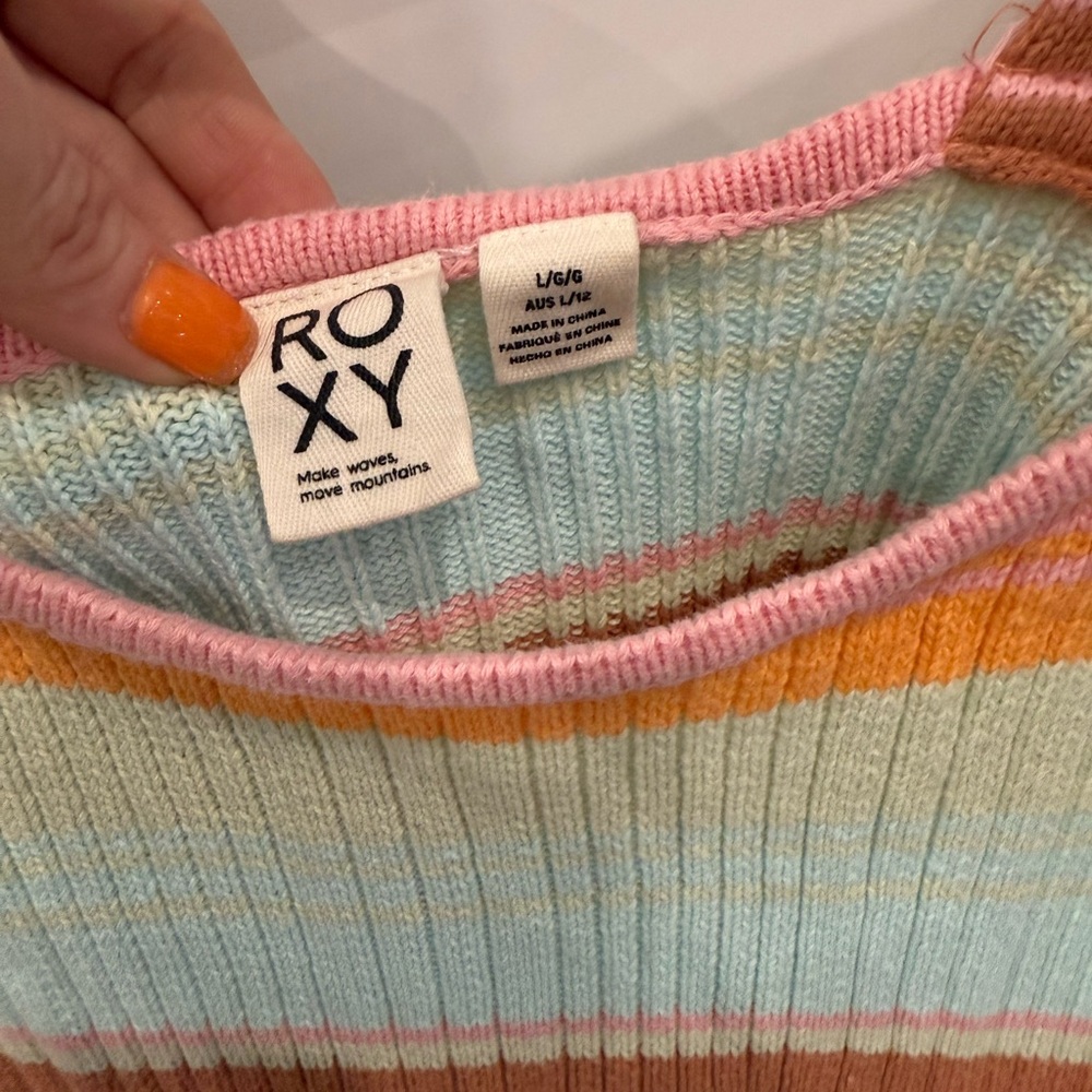 Roxy Set - Playa Morning - Knitted Bodycon Skirt & Top - Large - Picture 8 of 12